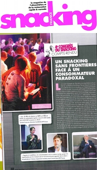 Un Snacking Sans Frontiere Face a un Consommateur Paradoxal